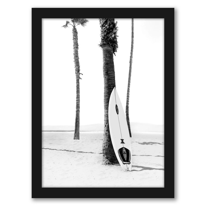 Black and White Cali Coast by Tanya Shumkina - coastal 8 Piece Black Framed Art Set - Americanflat, 4 of 13