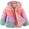 OshKosh B'Gosh Little Girls' Heavyweight Color-Block Winter Coats - 2 of 4