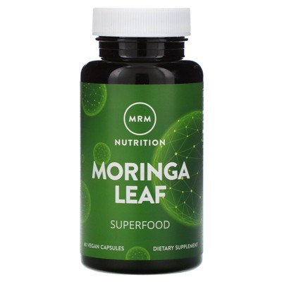 MRM Nutrition, Moringa Leaf, 60 Vegan Capsules, Greens and Superfood Supplements