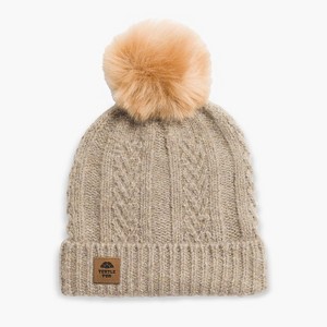 Turtle Fur Lindsey Beanie - Adult Recycled Cuffed Pom Winter Hat - 1 of 3