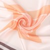 INSPIRE CHIC Women's Stripes Printed Square Satin Neck Scarves 1Pc - 4 of 4