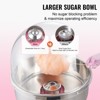 VEVOR Electric Cotton Candy Machine, 1000W Candy Floss Maker, Commercial Cotton Candy Machine with Cover, Stainless Steel Bowl, and Sugar Scoop(Pink) - 3 of 4
