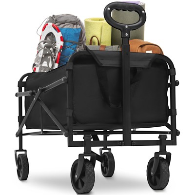 Skonyon Collapsible Folding Wagon Cart Multipurpose Versatile Big Cart ...