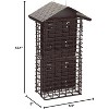 More Birds Black/Brown Cake Suet Buffet Bird Feeder with Metal Roof - 2 of 2