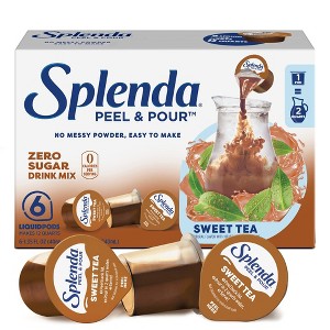 Splenda Peel And Pour Pitcher Pods, Sweet Tea - 1.35 Fl Oz (Pack of 6) - 1 of 1