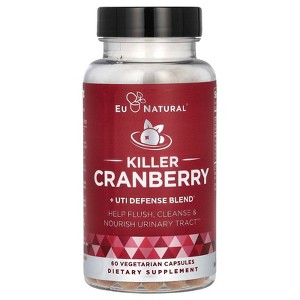 Eu Natural Killer Cranberry + UTI Defense Blend, 60 Vegetarian Capsules - 1 of 2