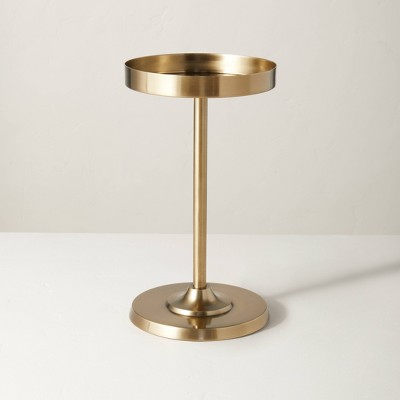 14" Metal Plant Stand Brass Finish - Hearth & Hand™ with Magnolia