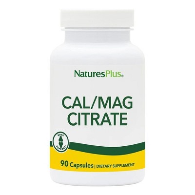 Calcium/Magnesium Citrate Vcaps by Nature's Plus  -  90 Capsule