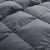 Peace Nest All-Season Medium Warmth Solid Pattern Duvet Insert White Goose Feather Comforter - 4 of 4