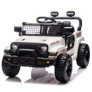 Whisen Children's Ride-On Car with Parent Support for Age 3 - 1 of 4
