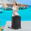 Hardshell Luggage Expandable Spinner ABS Suitcase With TSA Lock Lightweight Case For Outdoor Travel Camping Women Men 15.75 x 9.45 x 25.20in - 2 of 4