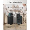 13 Gallon Automatic Trash Can - Motion Sensor & Touch Open, Stainless Steel, Soft-Close Lid, Includes 15 Bags - 2 of 4