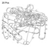 Unique Bargains Metal Decorative DIY Women's Clothing Dress 3 Holes Sewing Brooch Pins 20 Pcs - 3 of 4