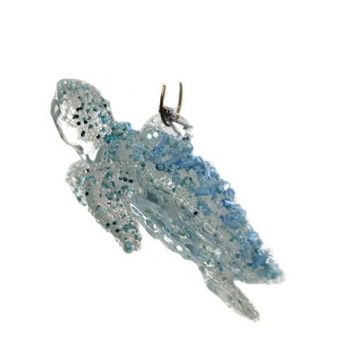 Holiday Ornaments Coast Beaded Turtle Ornament  -  One Ornament 1.25 Inches -  Department 56  -  6007292  -  Plastic  -  Blue - image 1 of 3
