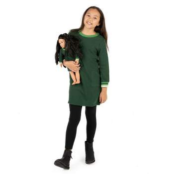 Leveret Girls and Doll Matching Sweatshirt Tunic Dress
