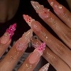 LOVELAY CREATIONS French Almond Press-On Nails with 3D Seashell Summer Designs - 4 of 4