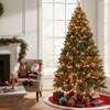 Costway 5/6/7/8 FT Artificial Christmas Tree with 250/370/500/650 RGB LED Lights 584/1054/1436/1936 Branch Tips - 4 of 4