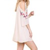Women's Open Shoulder Angel Sleeve Dress - umgee - 2 of 3