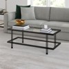  Metal Coffee Table in Black - Henn&Hart - 2 of 4