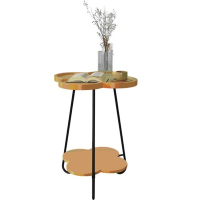 MAYEERTY Round End Table for Living Room