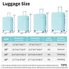 4 PCS Expanable Luggage Set with Compression Packing Cubes, Suitcase with TSA Lock and 360° Spinner Wheels, 16"+20"+24"+28" - ModernLuxe - 3 of 4