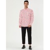 Lars Amadeus Men's Polka Dots Long Sleeves Dress Button Down Shirt - 3 of 4