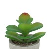 Unique Bargains Artificial Plants Green 2.76"x2.76"x4.33" 1 Pcs - 4 of 4