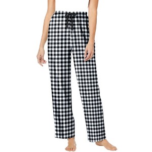Dreams & Co. Plus Size Woven Sleep Pant - 1 of 4