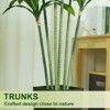 5FT Dracaena Draco Artificial Dragon Tree Dracaena Fragrans Faux Tree with Black Pot Artificial Plants for Home Office Indoor Outdoor Set of 2 - 4 of 4