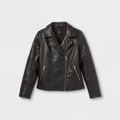 Black Leather Jacket : Target