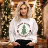 Simply Sage Market Women's Graphic Sweatshirt Retro Rockin' Around Tree - 2 of 4