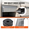 VEVOR Garage Door Seals Bottom Rubber, U Shape +O Ring Garage Door Weather Stripping, Weatherproof, 5/16 inch T-ends and 3 3/4 inch W 20 Ft, Black - 4 of 4
