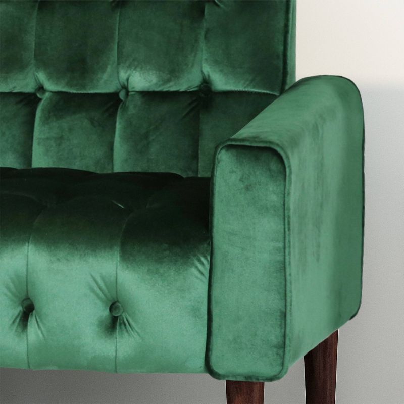 Hertford Tufted Velvet Sofa Emerald - Christopher Knight Home, 5 of 8