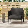 Aluminum Outdoor Club Chair with Cushions,Water-Resistant Modern Patio Armchair for Porch or Garden Lounge-Cuddlewood - 2 of 4