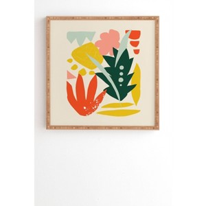 30" x 30" Doriscici Summer Experience Framed Wall Art - Deny Designs: Modern MDF Digital Art, Hardwood Frame, Sawtooth Back Mount - 1 of 4