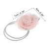 Unique Bargains Women's Fashion Mesh Flower Hair Rope 2.76"x2.36" 1 Pc - 4 of 4