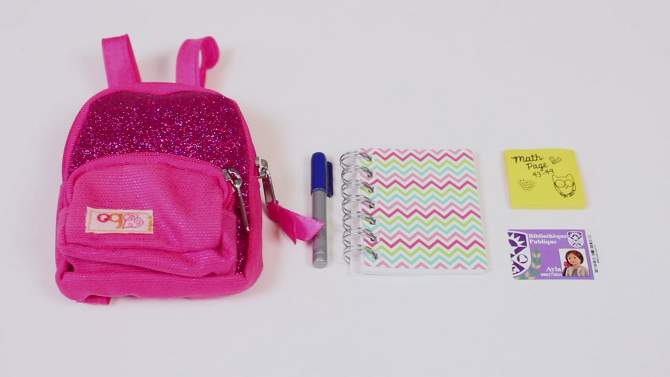 Our Generation School Bag Accessory Set for 18&#34; Dolls - School Smarts, 2 of 6, play video