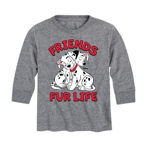 Boys' - 101 Dalmatians - Friends FUR Life Long Sleeve Graphic T-Shirt - 1 of 3
