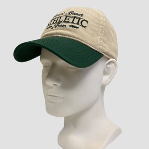 Men's Two Tone Athletic Club Baseball Hat - Cream/Green - 1 of 4