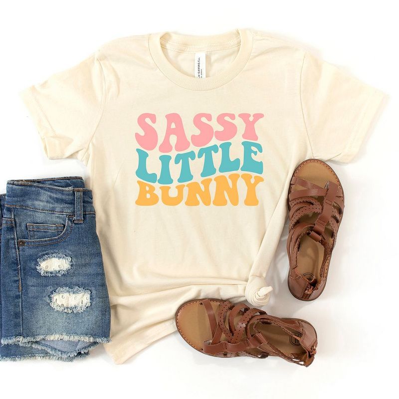 The Juniper Shop Sassy Little Bunny Youth Short Sleeve Tee, 2 of 3