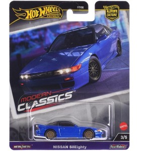 Nissan SilEighty Blue Metallic "Modern Classics" Series Diecast Model Car by Hot Wheels - 1 of 1