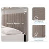 Queen Size Tufted Upholstered Platform Bed with Headboard - 4 of 4