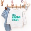 The Juniper Shop Egg Hunting Crew Bunny Toddler Graphic Sweatshirt - 2 of 2