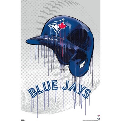 Trends International Mlb Toronto Blue Jays - Drip Helmet 22 Framed Wall  Poster Prints : Target