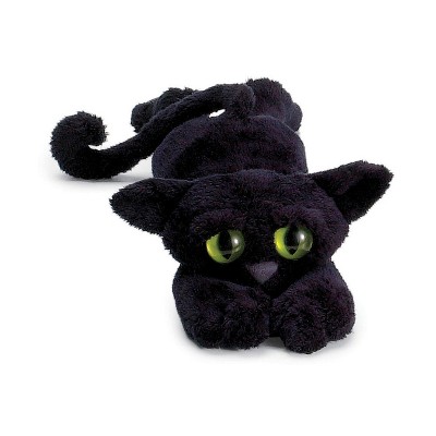plush black cat stuffed animal