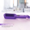 JOHN FRIEDA Heated Hairbrush & Waver – 2-in-1 Ceramic Straightener Brush, 4 Heat Settings, Fast Heat-Up, Auto Shut-Off, Anti-Frizz Styling - 3 of 4