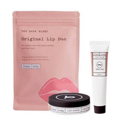 frank body Original Lip Duo - 2ct/0.51oz each