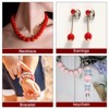 Unique Bargains Loose Craft DIY Earring Necklace Making Acrylic Round Beads 900 Pcs - 4 of 4