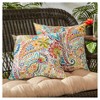 Kensington Garden 2pk 17"x17" Square Outdoor Throw Pillows - 2 of 4