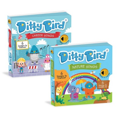 Ditty Bird Ditty Bird Nature and Career Song Books - Set of 2